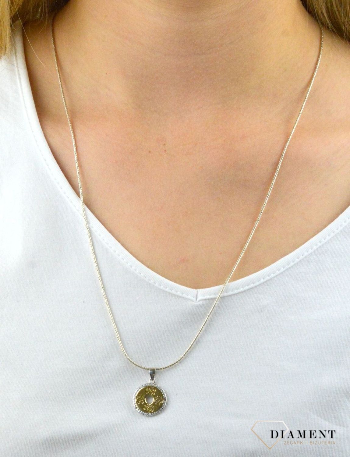 Łańcuszek srebrny lineczka 1,1mm DIA-LAN-5881-925 1,1mm.  Łańcuszek srebrny linka. Łańcuszek srebrny damski. Łańcuszek o splocie linki. Łańcuszek damski biżuteryjny. Delikatny łańcuszek srebrny. Idealny pom (1).jpg